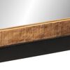 vidaXL Espejo de ba&ntilde;o madera maciza de mango y vidrio 55x1x60 cm
