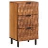 vidaXL Aparador con caj&oacute;n Acabado de Acacia Marr&oacute;n 40 x 33 x 75 cm