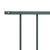 vidaXL Panel de valla de acero con recubrimiento en polvo, 1,63 x 0,75 m, antracita