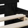 vidaXL Estructura de cama Roble Negro 90 x 200 cm Madera de ingeniería