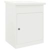 vidaXL Caja de entrega de paquetes con puerta 47,5 x 38 x 59 cm Acero