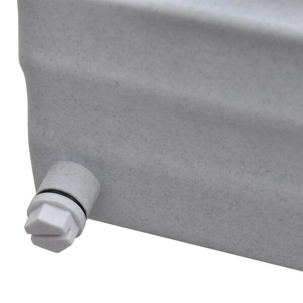 vidaXL Cascada de fuente de piscina con luces LED