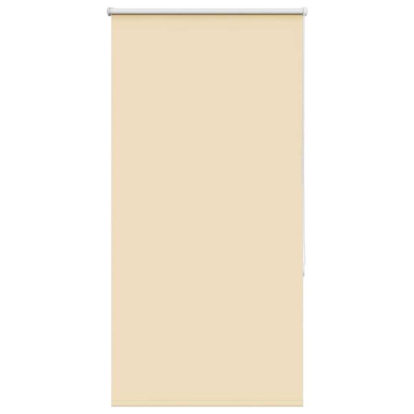 vidaXL Estor Enrollable Opaco Beige 85x130 cm Tela Ancho 80,7 cm