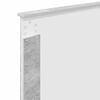 vidaXL Cabecero con cabecera Gris Concreto 75 cm Madera contrachapada