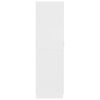 vidaXL Armario de madera contrachapada blanco 80x52x180 cm
