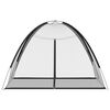 vidaXL Mosquitera con puertas Mongolia 220 malla negra 200x180x135 cm