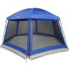 vidaXL Carpa para piscina con desmontables y paredes azul 512x458 cm