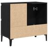 vidaXL Gabinete de Ba&ntilde;o con caj&oacute;n Roble Negro 65 x 33 x 60 cm