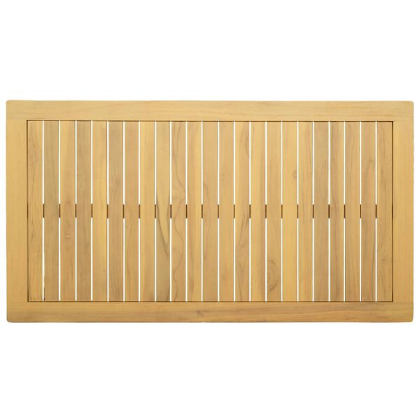 vidaXL Mesa de centro de jard&iacute;n madera maciza de acacia 110x60x45 cm