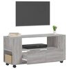 vidaXL Mueble de TV madera de ingeniería gris Sonoma 102x34,5x43 cm