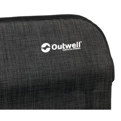 Outwell Silla plegable Ontario negro y gris