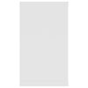 vidaXL Estantes cubo de pared 2 uds contrachapado blanco 80x15x26,5 cm