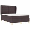 vidaXL Cama con Somier y Colch&oacute;n Gris Oscuro 90x190 cm de Tela tela