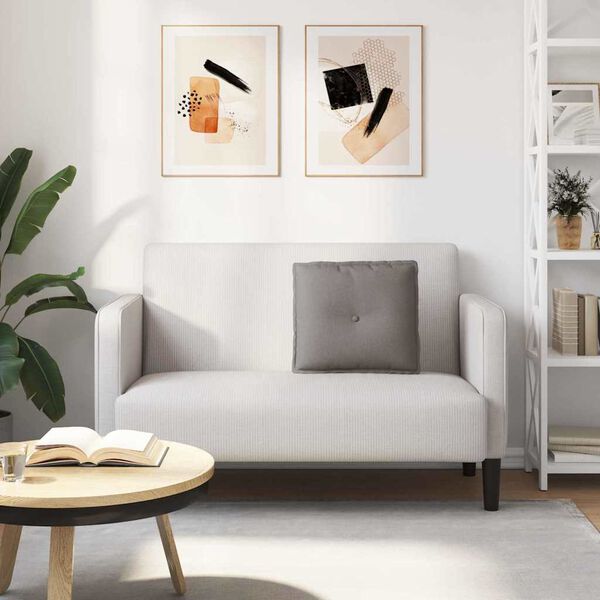 vidaXL Cojín de Espalda Taupé 50 x 19 x 45 cm tela