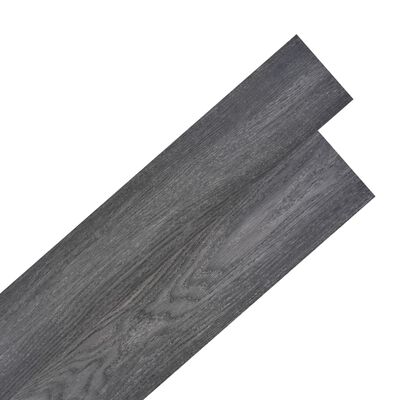vidaXL Lamas para suelo de PVC autoadhesivas 5,21m² 2mm negro y blanco