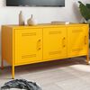vidaXL Mueble de TV de acero amarillo mostaza 100,5x39x50,5 cm