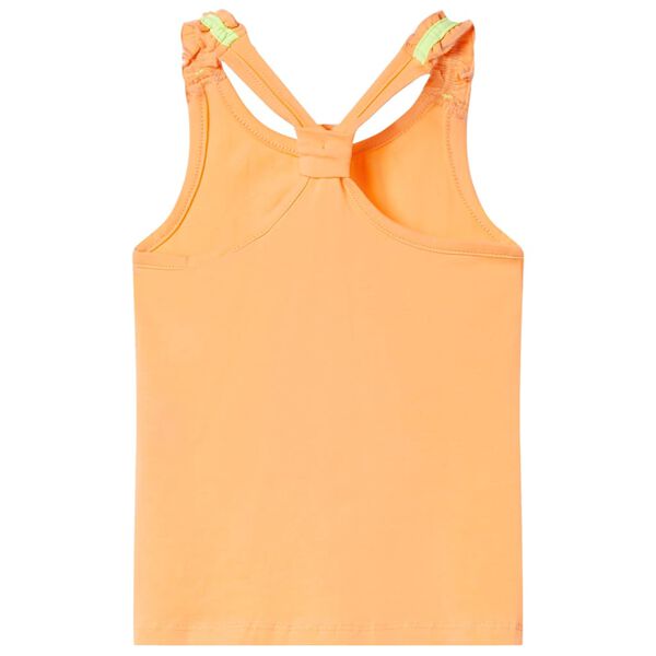 Camiseta de tirantes infantil naranja 116
