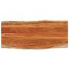 vidaXL Tablero de mesa rectangular borde natural acacia 140x60x3,8 cm