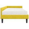 vidaXL Estructura de Cama Esquina con Colch&oacute;n Otro 2 pcs Amarillo
