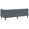 vidaXL Estructura de cama en esquina Gris oscuro 80 cm x 200 cm