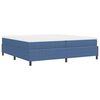 vidaXL Cama tipo Box Spring Azul y 200 x 200 cm Tela de Pana