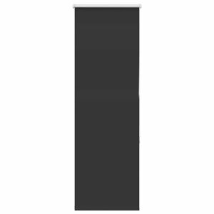 vidaXL Estor Enrollable Opaco negro 45x130 cm Tela Ancho 40,7 cm