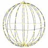 vidaXL Bola con 192 LED c&aacute;lido 59,5 x 59,5 x 63 cm Metal