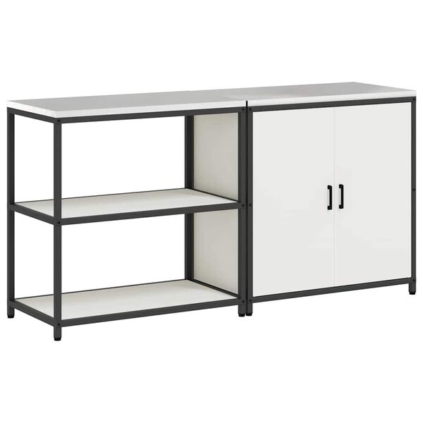 vidaXL Juego de Almacenamiento de Cocina 2 pcs Acero laminado en fr&iacute;o