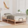 vidaXL Estructura de cama Marr&oacute;n 90 x 210 cm Madera de pino macizo