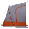 vidaXL Tienda para port&oacute;n trasero Gris y naranja 285 x 255 x 245 cm