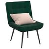 vidaXL Sill&oacute;n de relax terciopelo verde oscuro 64x74x84 cm