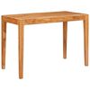 vidaXL Mesa de Comedor Marrón 110 x 55 x 76 cm Madera de Acacia Sólida