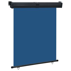vidaXL Toldo lateral de balcón azul 145x250 cm