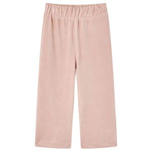 vidaXL Pantal&oacute;n infantil pana rosa claro 104