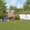 vidaXL Parque infantil de exterior madera maciza de abeto Douglas