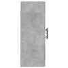 vidaXL Armario de pared madera ingenier&iacute;a gris hormig&oacute;n 34,5x34x90 cm