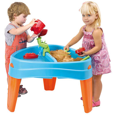 Mesa de juego para niños con arena y agua, marca Feber