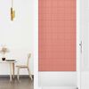vidaXL Paneles de pared 12 uds terciopelo rosa 90x15 cm 1,62 m²