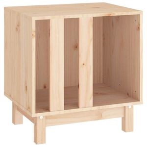 vidaXL Caseta para perros madera maciza de pino 50x40x52 cm