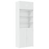 vidaXL Armario de madera de ingenier&iacute;a blanco 80x42,5x225 cm
