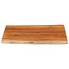 vidaXL Tablero de mesa rectangular borde natural acacia 90x80x2,5 cm