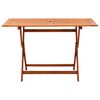 vidaXL Set de comedor de jard&iacute;n plegable 7 pzas madera eucalipto