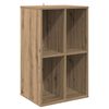 vidaXL Mueble para discos de vinilo Roble artisan Madera de ingenier&iacute;a