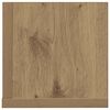 vidaXL Estantes de pared 2 uds madera roble artisan 100x16,5x16,5 cm