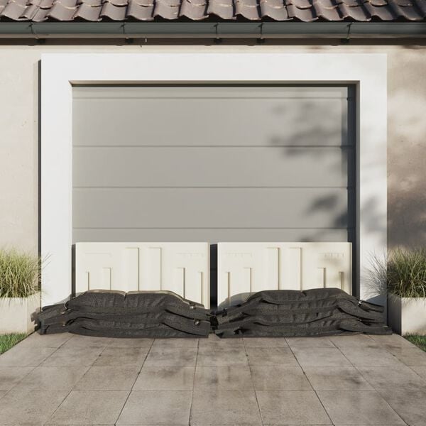 vidaXL Sacos de arena 50 unidades HDPE verde oscuro 103x25 cm