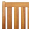 vidaXL Juego de comedor para exteriores Marrón Madera de Acacia Sólida