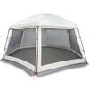 vidaXL Carpa para piscina con desmontables y paredes gris 512x458 cm