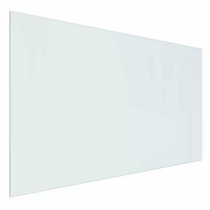 vidaXL Placa de vidrio para chimenea Transparente 100 x 60 cm Cristal