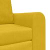 vidaXL Sof&aacute; cama Amarillo 98 x 71 x 83 cm Terciopelo