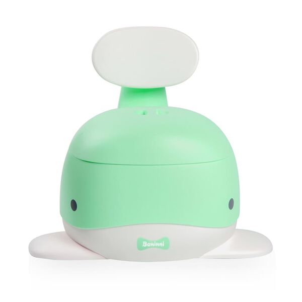 Baninni Orinal de aprendizaje de ni&ntilde;os Whale verde mint BNCA006-MT